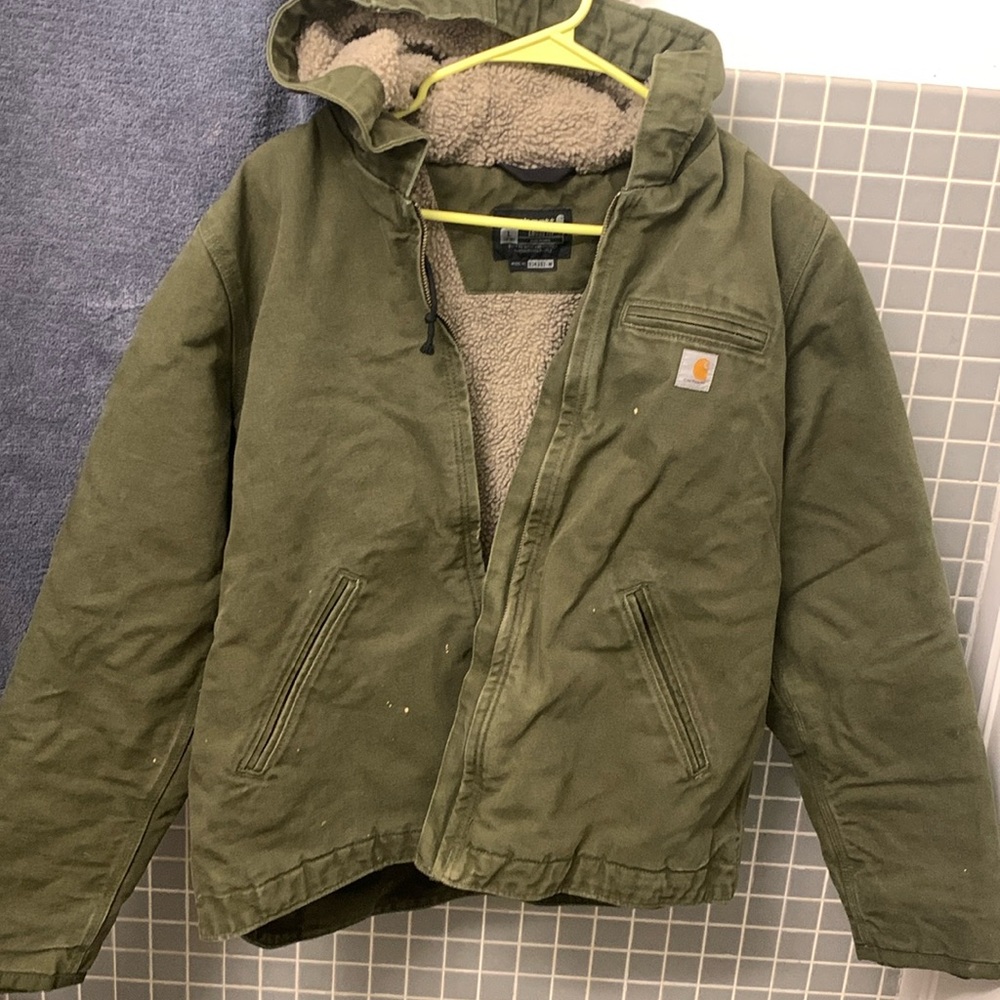 Carhartt Womens green jacket L
